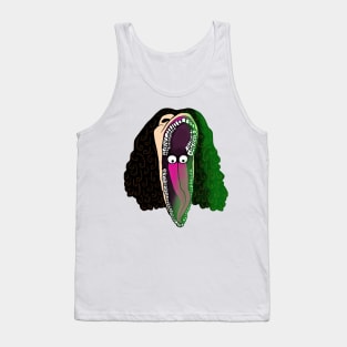 Barbra's Scary Face Tank Top